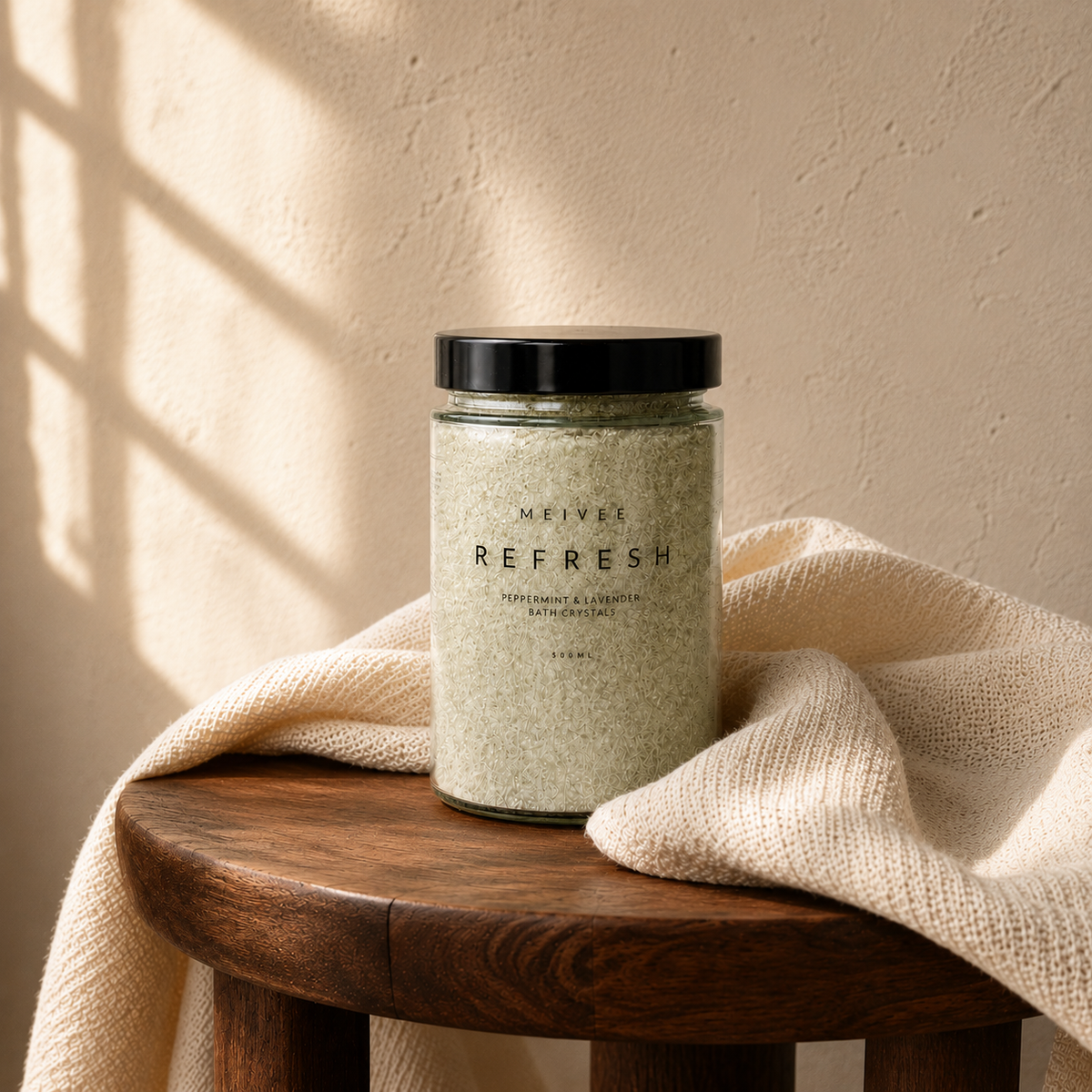Refresh - Peppermint, Lavender & Cardamom Bath Crystals