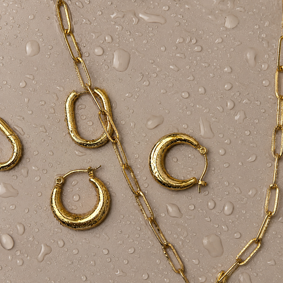 18k Gold Plated Waterproof Jewellery
