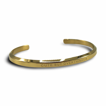 18k Gold Plated 'Affirmation' Bangles