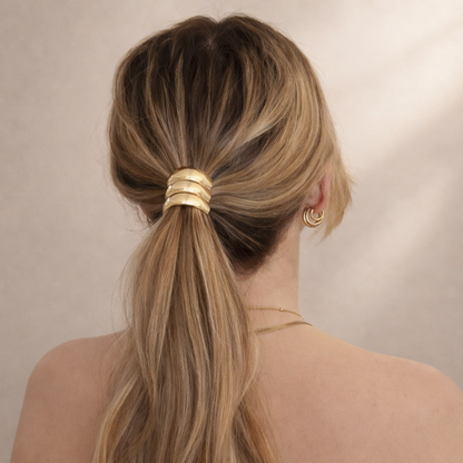 Gold Layered Hair Elastic