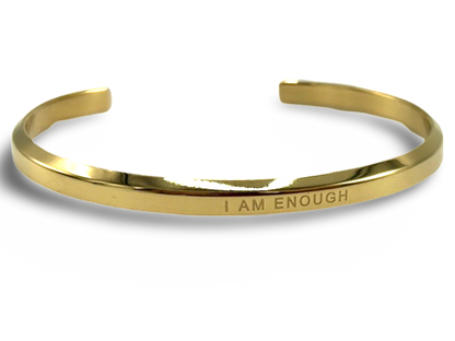 18k Gold Plated 'Affirmation' Bangles