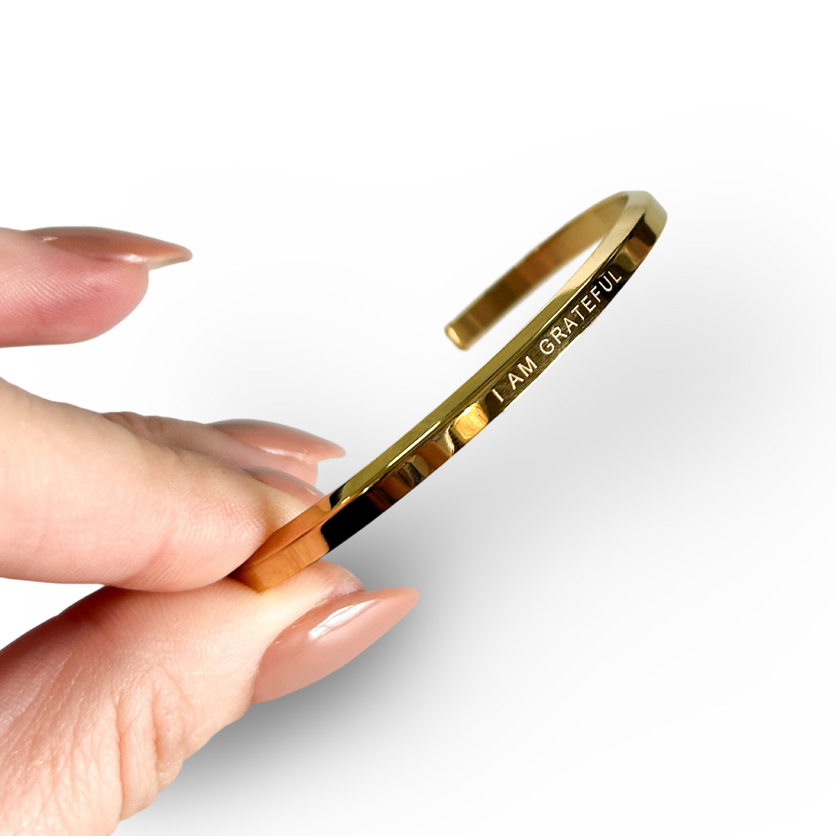18k Gold Plated 'Affirmation' Bangles