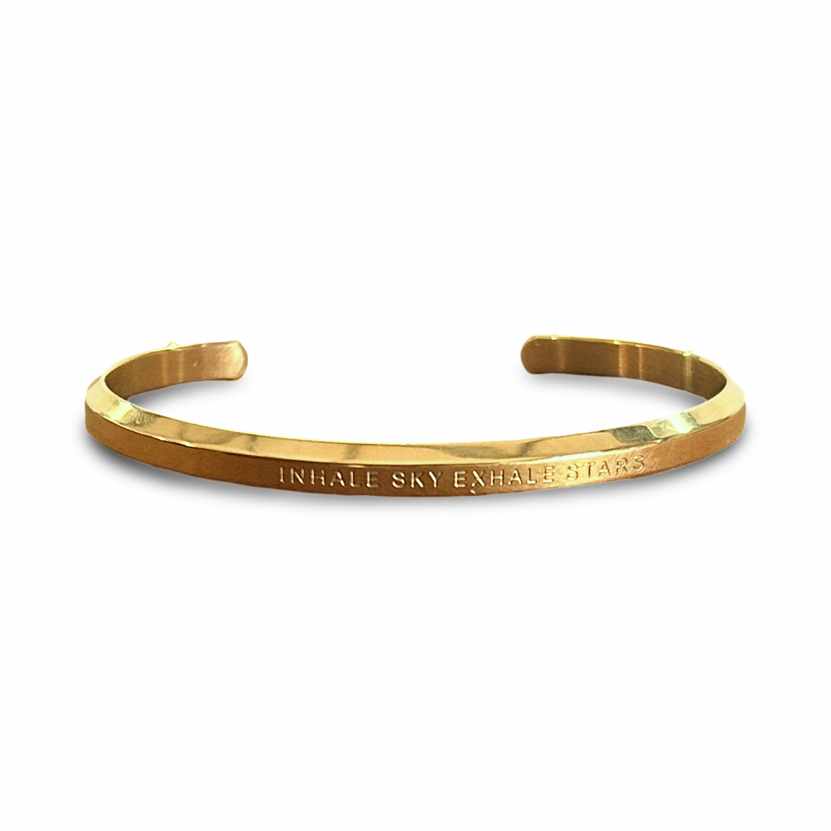 18k Gold Plated 'Affirmation' Bangles