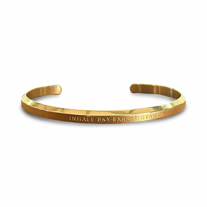 18k Gold Plated 'Affirmation' Bangles