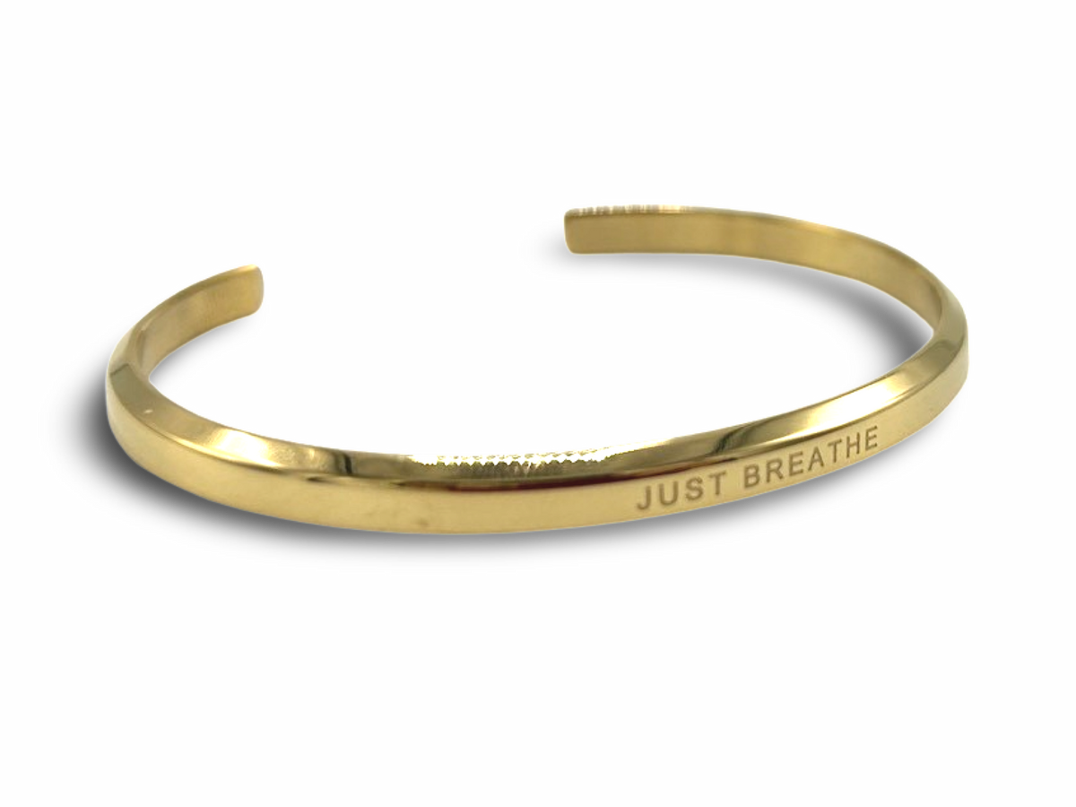 18k Gold Plated 'Affirmation' Bangles