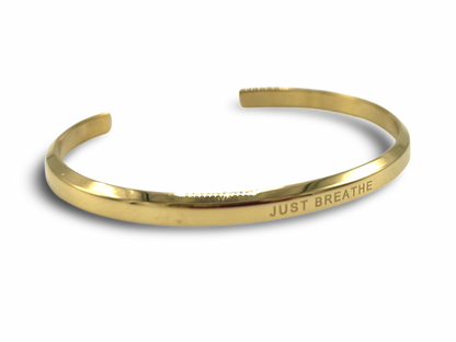 18k Gold Plated 'Affirmation' Bangles