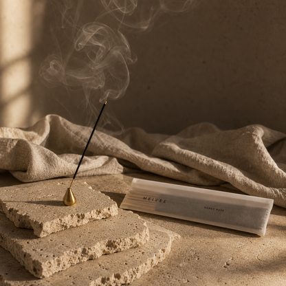 Brass Incense holder - Large droplet