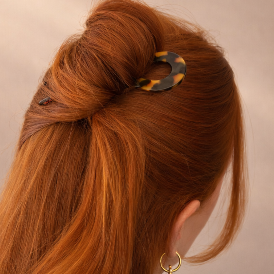 Tortoise Shell French Hair Pin