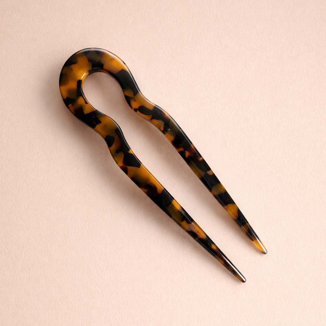Tortoise Shell French Hair Pin