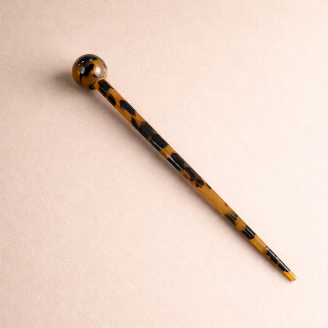 Tortoise shell hair pin