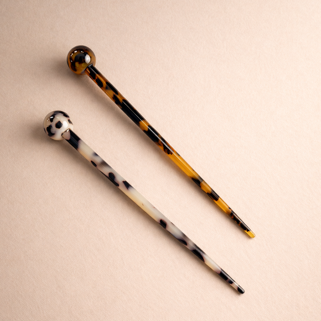 Tortoise shell hair pin