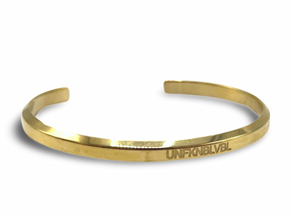 18k Gold Plated 'Affirmation' Bangles