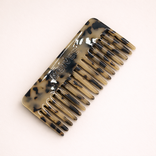 Wide Tooth Leopard Comb